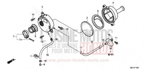 FILTRE A AIR CRF50FH de 2017